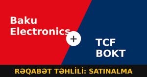 Baku Electronics tərəfindən TCF BOKT-nin satın alınmasını əks etdirən rəqabət təhlili vizualı.
