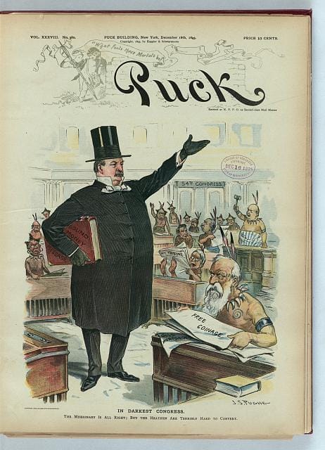 1894-cü ilə aid kommunikasiya inhisarını təsvir edən karikatura və Big Tech şirkətlərinin (İlon Maskın Twitter-i alması nümunəsi) rəqabət hüququndakı yeri barədə izah.